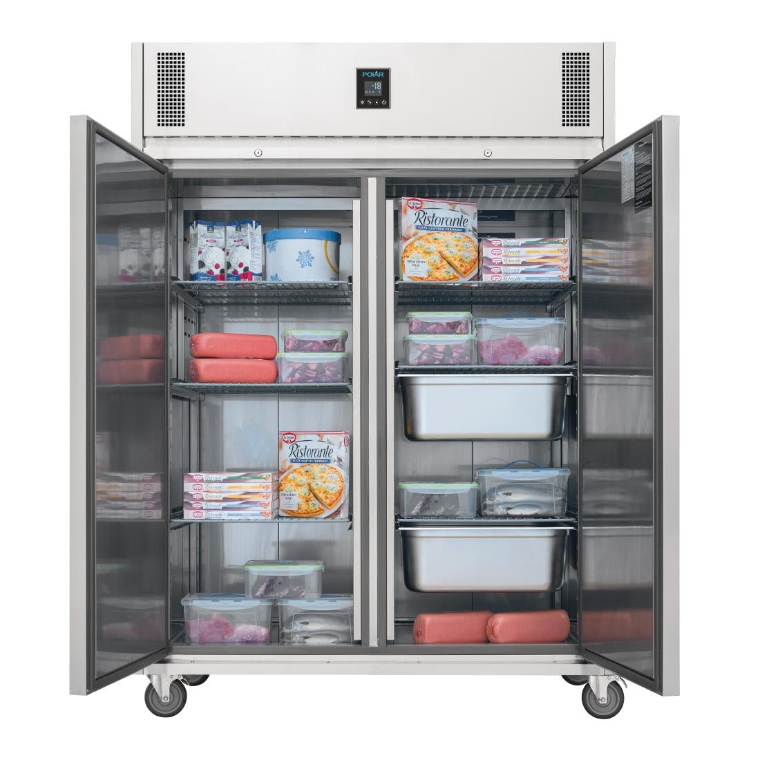 Polar U-Series Premium Double Door Freezer 1170Ltr • PAS-UA004-A