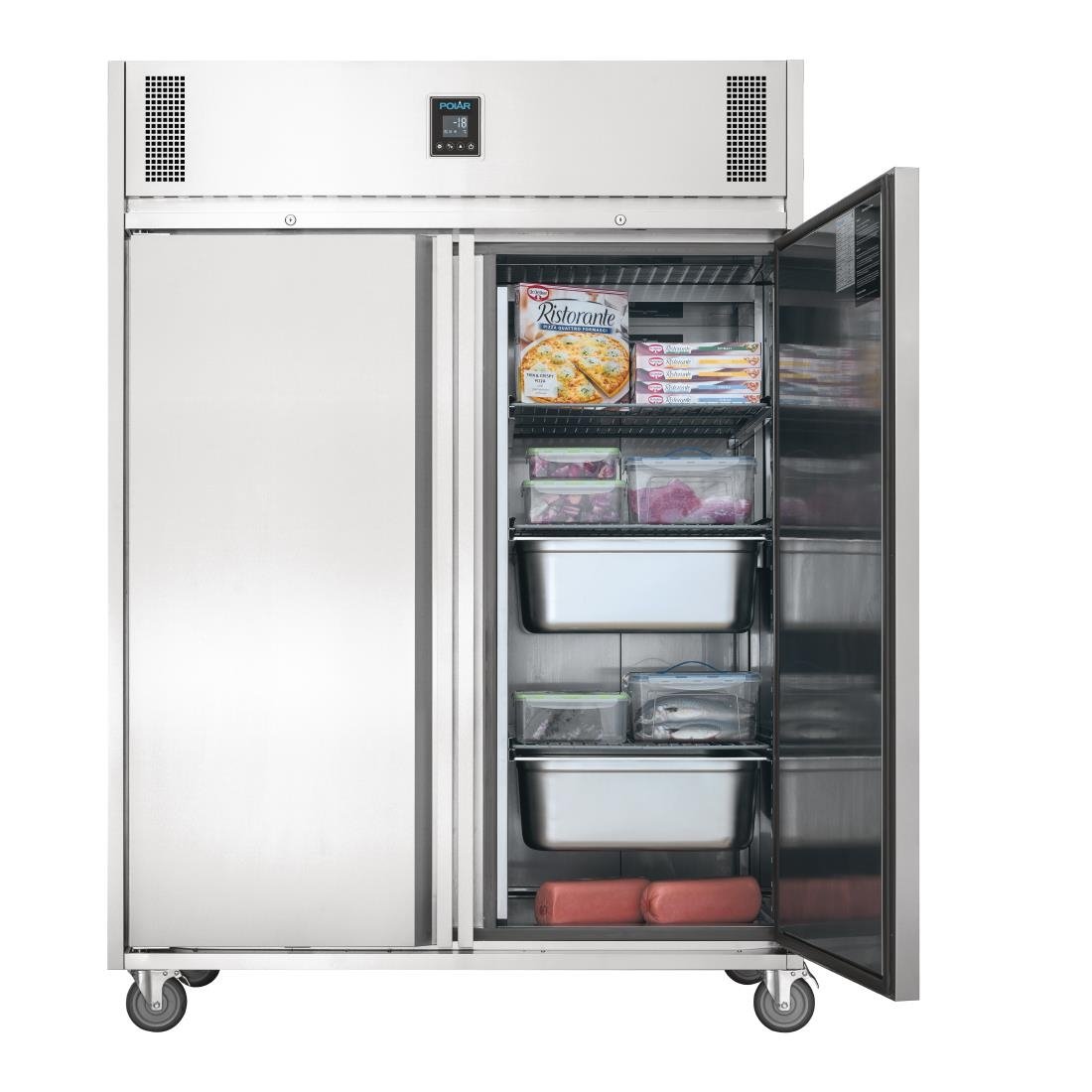 Polar U-Series Premium Double Door Freezer 1170Ltr • PAS-UA004-A