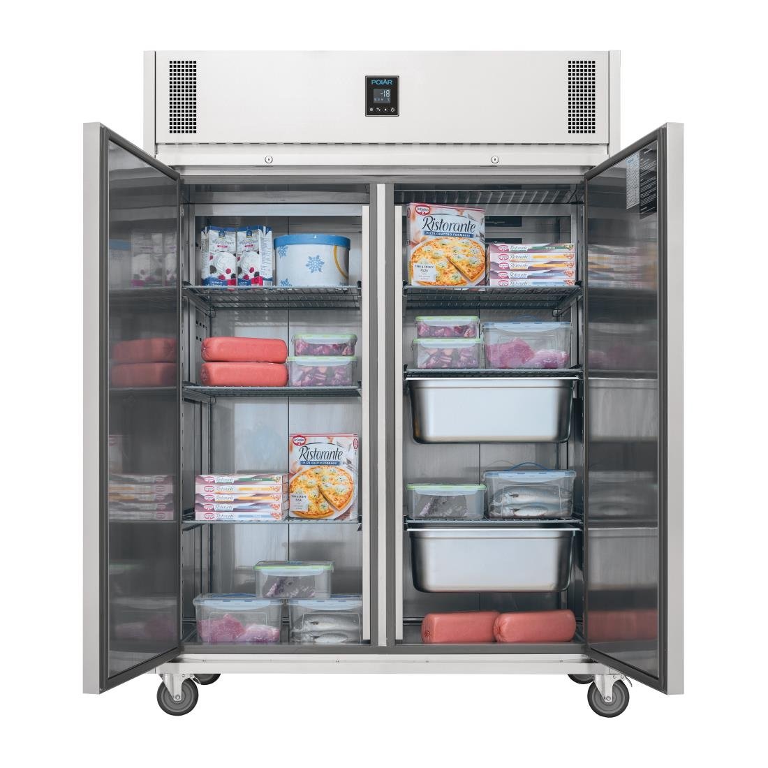 Polar U-Series Premium Double Door Freezer 1170Ltr • PAS-UA004-A