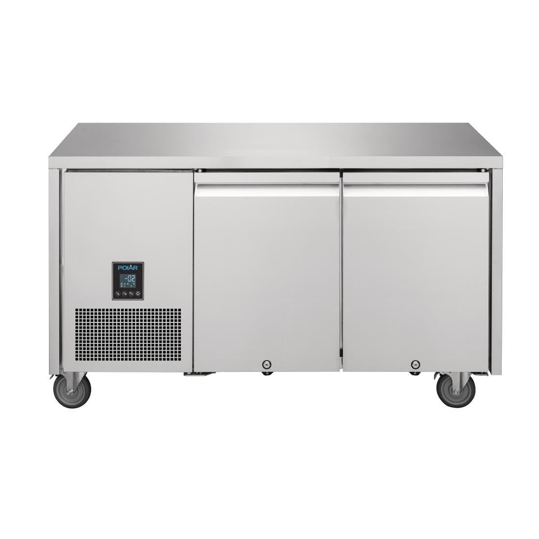 Polar U-Series Premium Double Door Counter Fridge 267Ltr • PAS-UA005-A