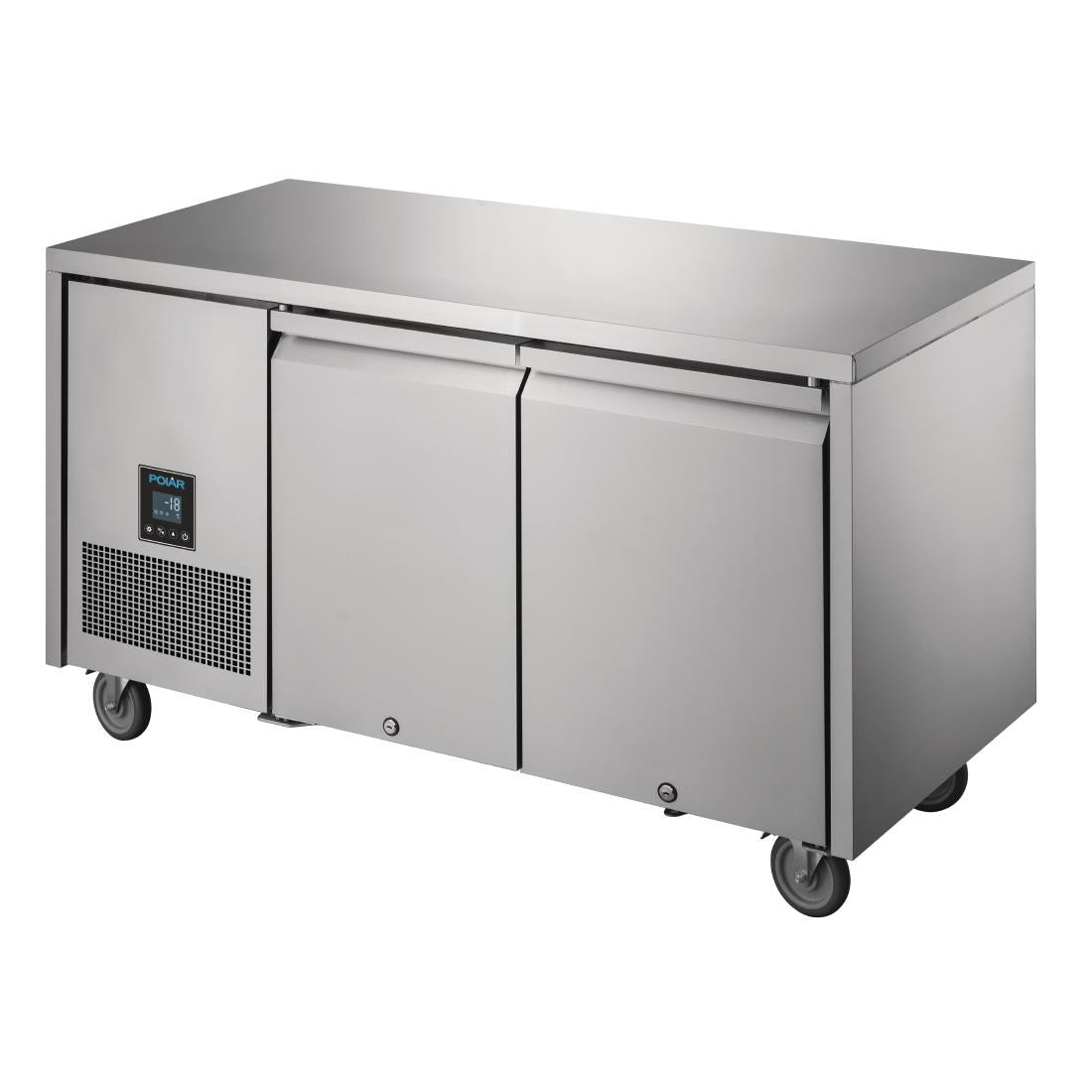 Polar U-Series Premium Double Door Counter Freezer 267Ltr • PAS-UA006-A