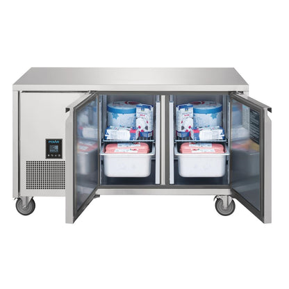 Polar U-Series Premium Double Door Counter Freezer 267Ltr • PAS-UA006-A