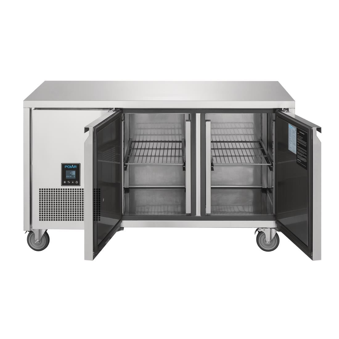 Polar U-Series Premium Double Door Counter Freezer 267Ltr • PAS-UA006-A