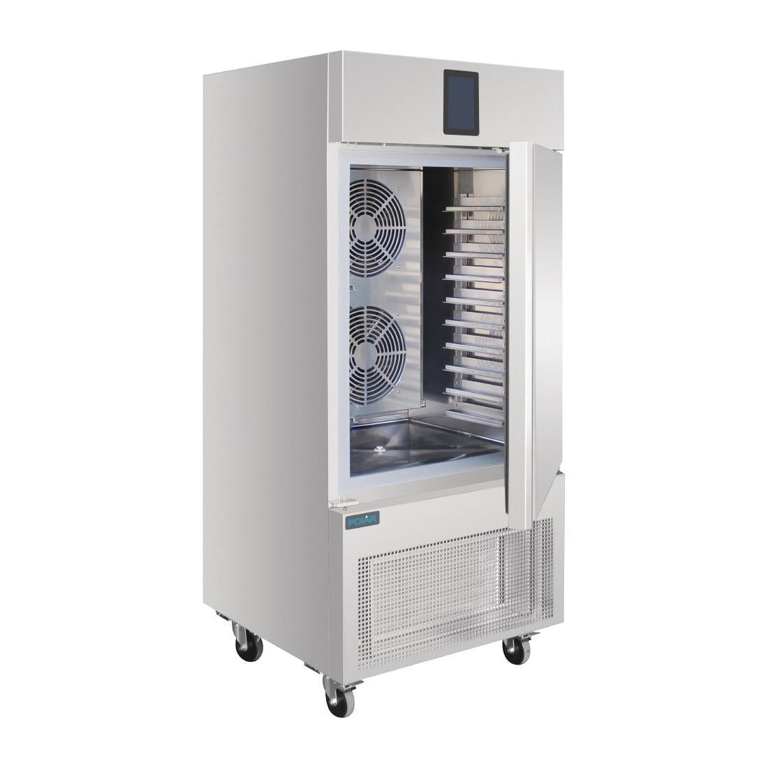 Polar U-Series Blast Chiller with Touchscreen Controller 10x GN 1/1 • PAS-UA016-A