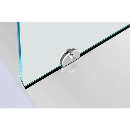 Polar U-Series GN Saladette Counter with Square Sneeze Guard 2 Door • PAS-UA017-A