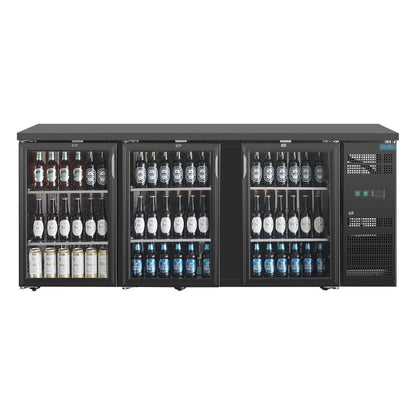 Polar U-Series Back Bar Cooler 3 door Display • PAS-UA022-A