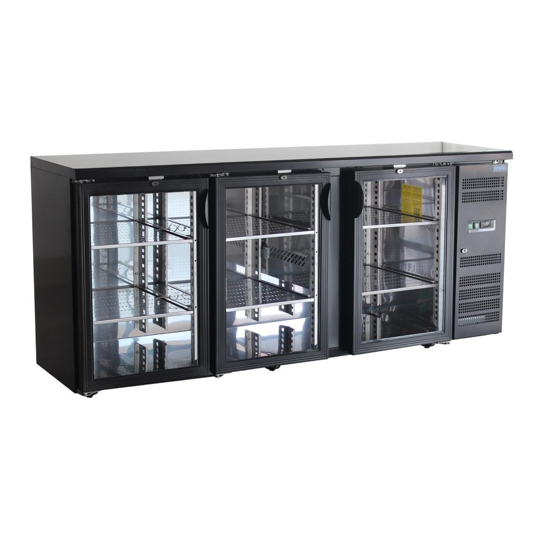 Polar U-Series Back Bar Cooler 3 door Display • PAS-UA022-A