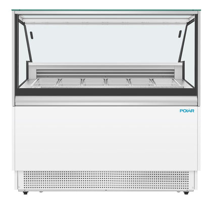 Polar U-Series 6 Pan Ice Cream Serve Over Cabinet Freezer • PAS-UA058-A