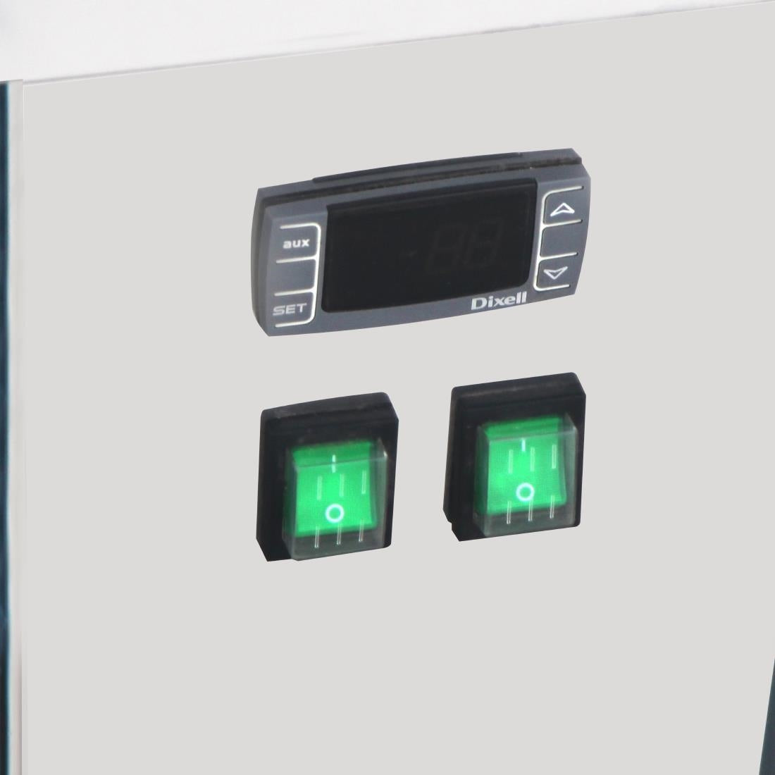 Polar U-Series 6 Pan Ice Cream Serve Over Cabinet Freezer • PAS-UA058-A