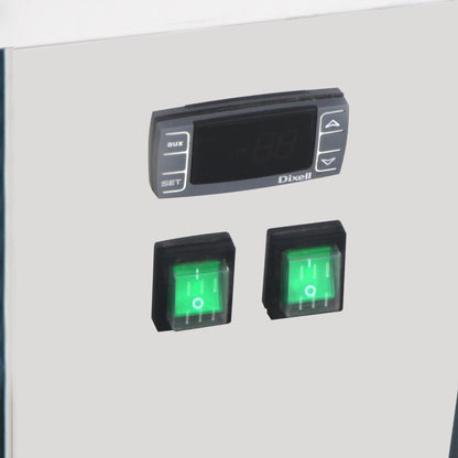 Polar U-Series 6 Pan Ice Cream Serve Over Cabinet Freezer • PAS-UA058-A