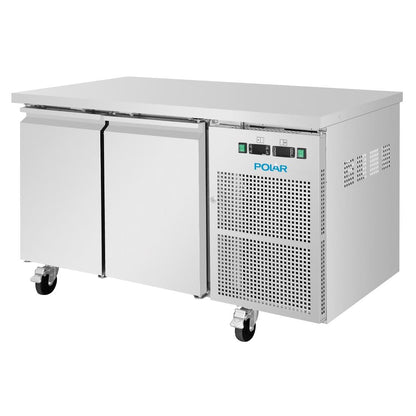 Polar U-Series Double Door Counter Fridge/Freezer • PAS-UA086-A