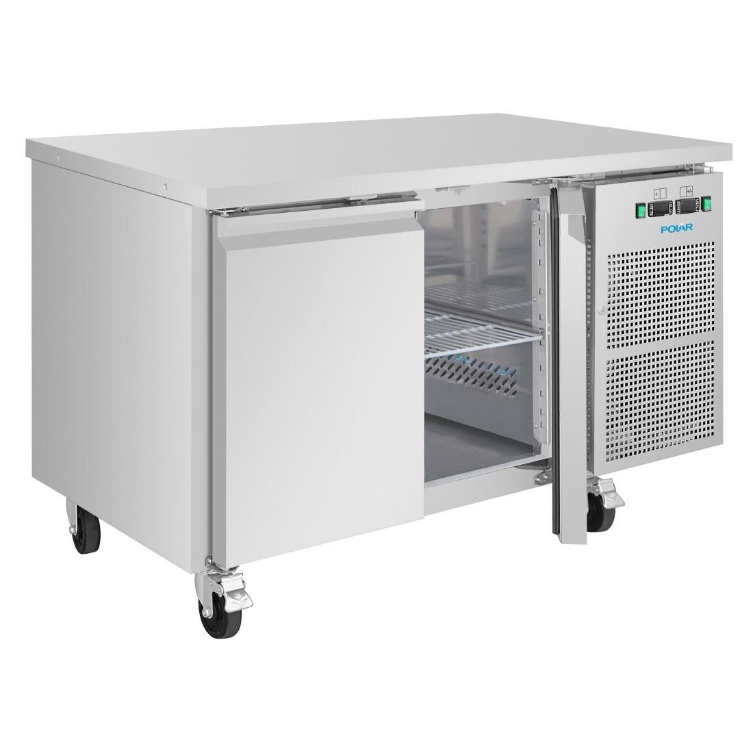 Polar U-Series Double Door Counter Fridge/Freezer • PAS-UA086-A