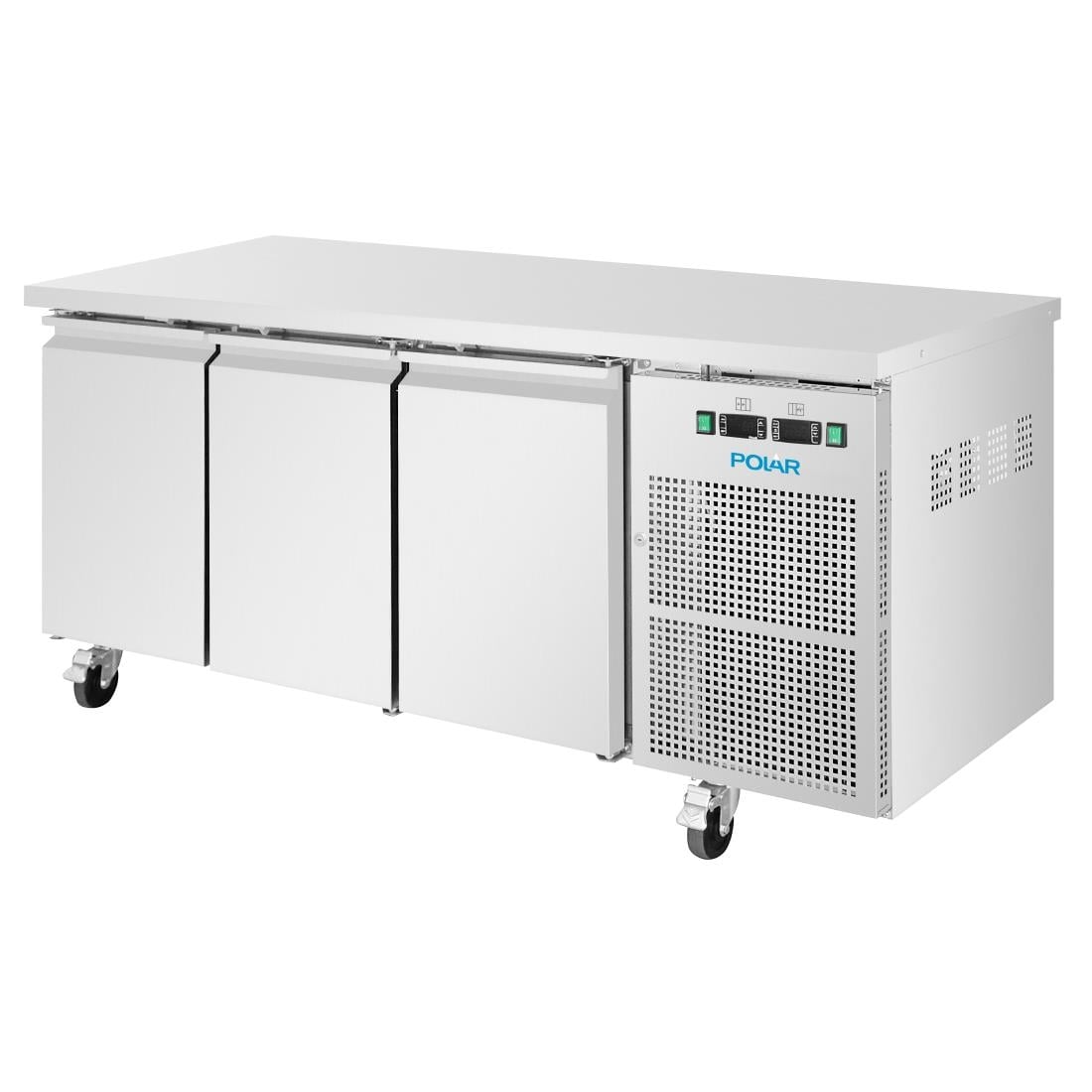 Polar U-Series Three Door Counter Fridge/Freezer • PAS-UA087-A
