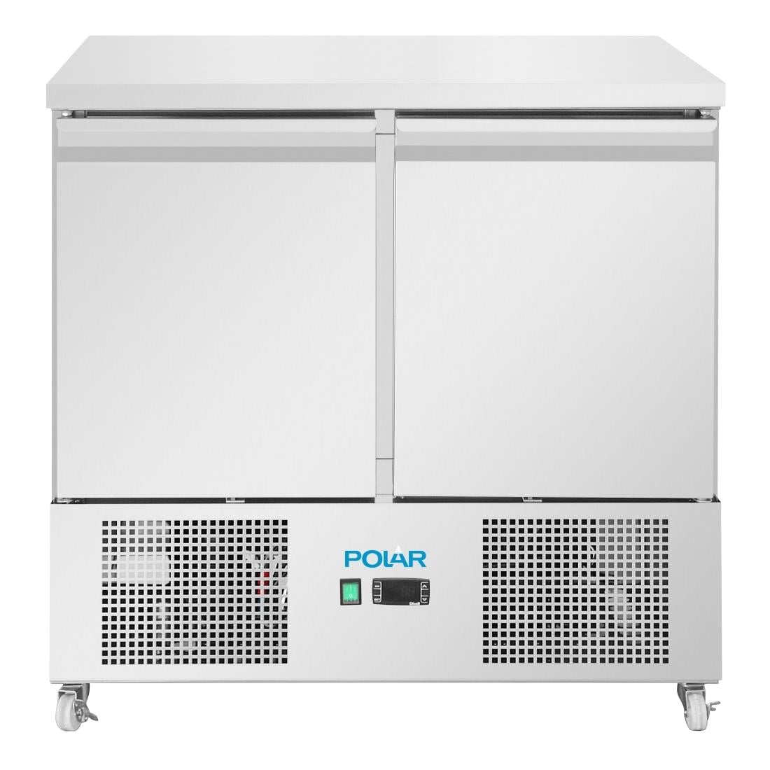 Polar U-Series Ventilated Two Door Counter Fridge • PAS-UA089-A