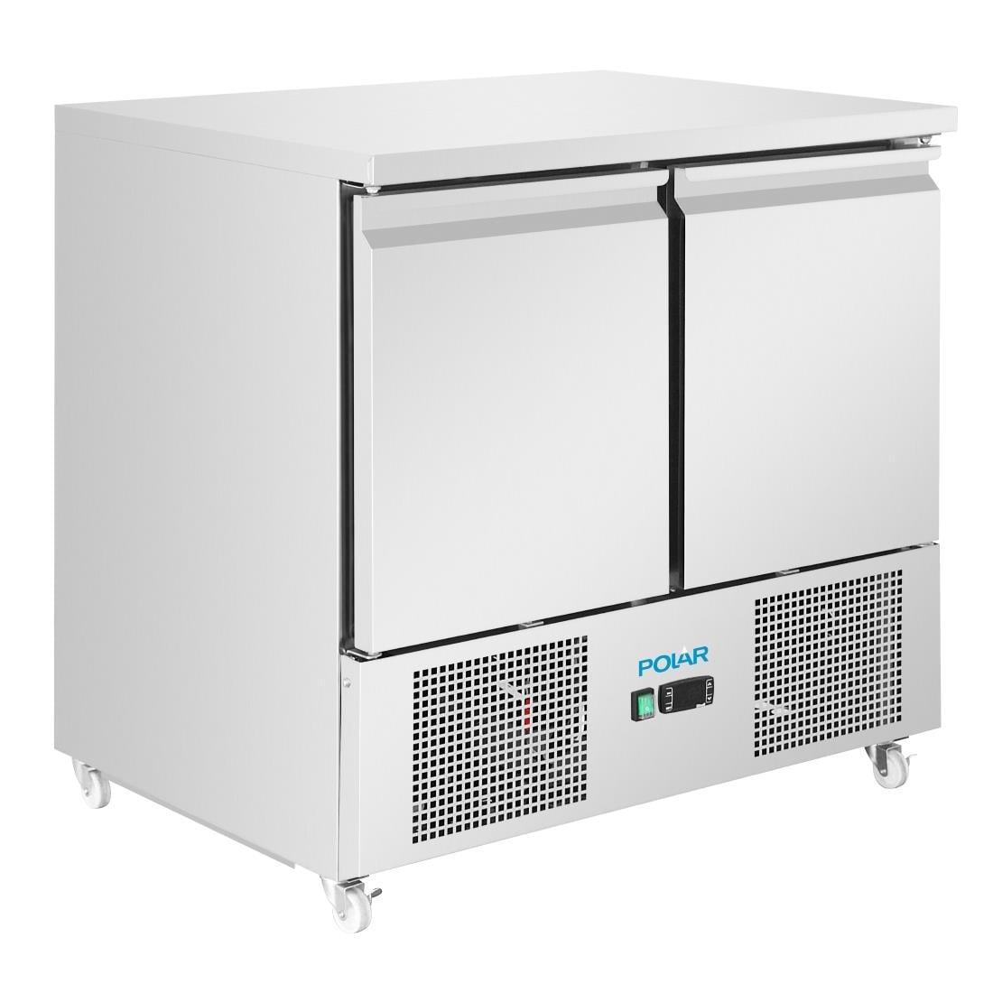Polar U-Series Ventilated Two Door Counter Fridge • PAS-UA089-A