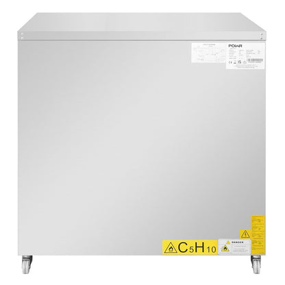 Polar U-Series Ventilated Two Door Counter Fridge • PAS-UA089-A