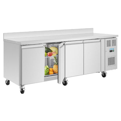 Polar U-Series Four Door Counter Fridge with Upstand • PAS-UA095-A