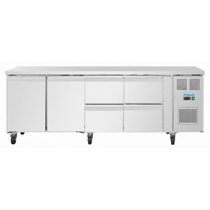 Polar U-Series Double Door Counter Fridge 616Ltr • PAS-UA104-A