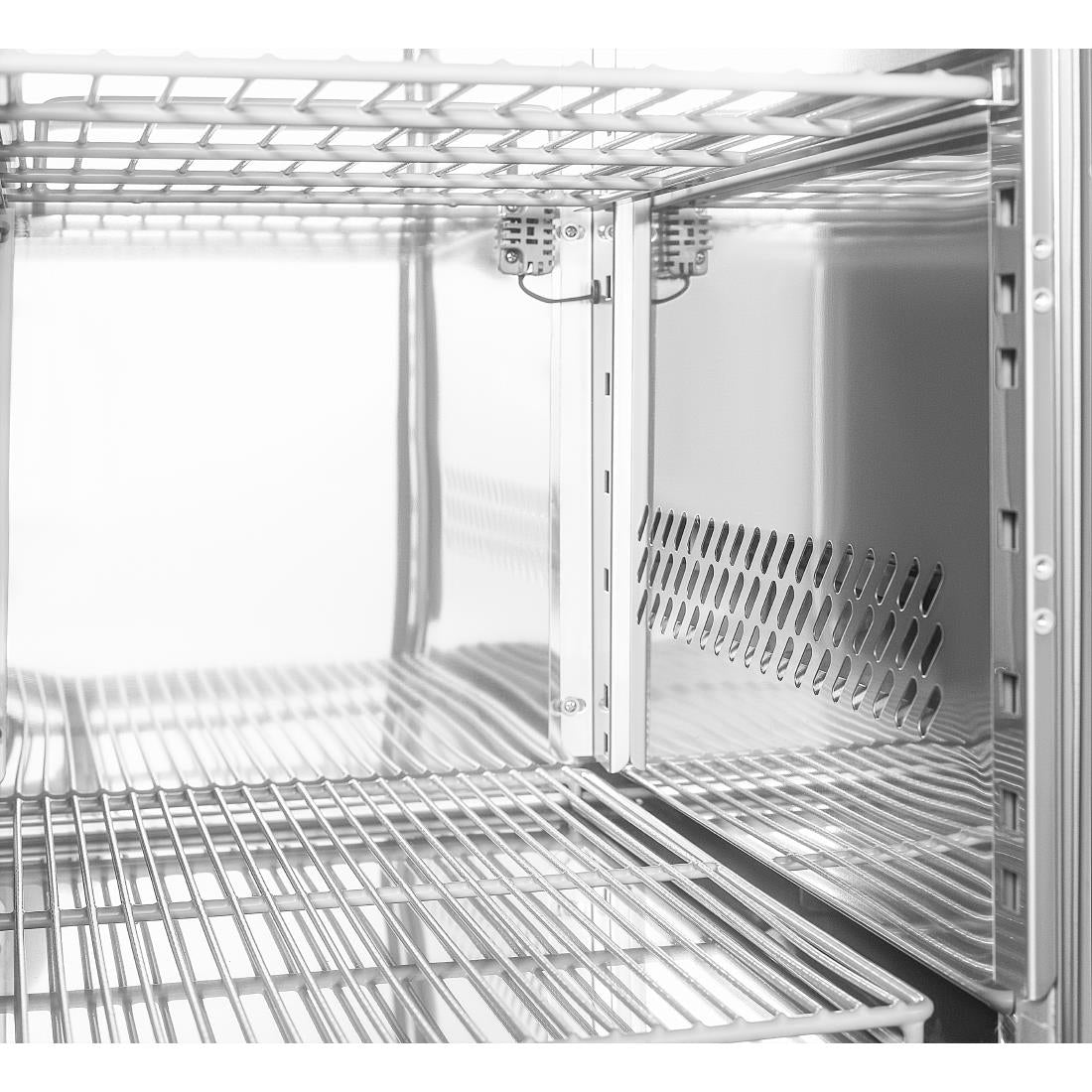Polar U-Series Triple Door Slimline Counter Fridge 398Ltr • PAS-UA106-A