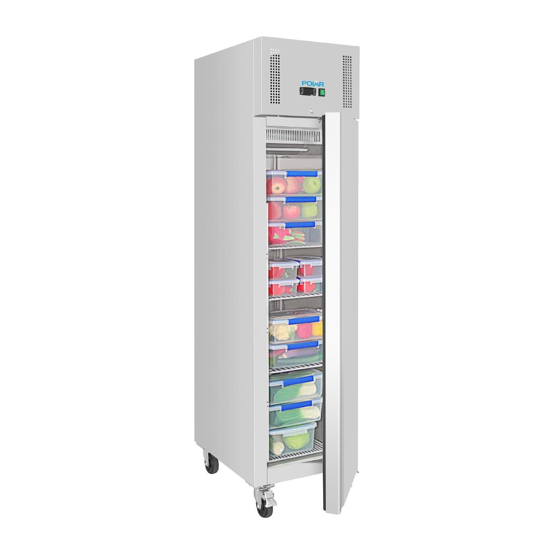 Polar U-Series Single Door Slimline GN Cabinet Fridge • PAS-UA110-A