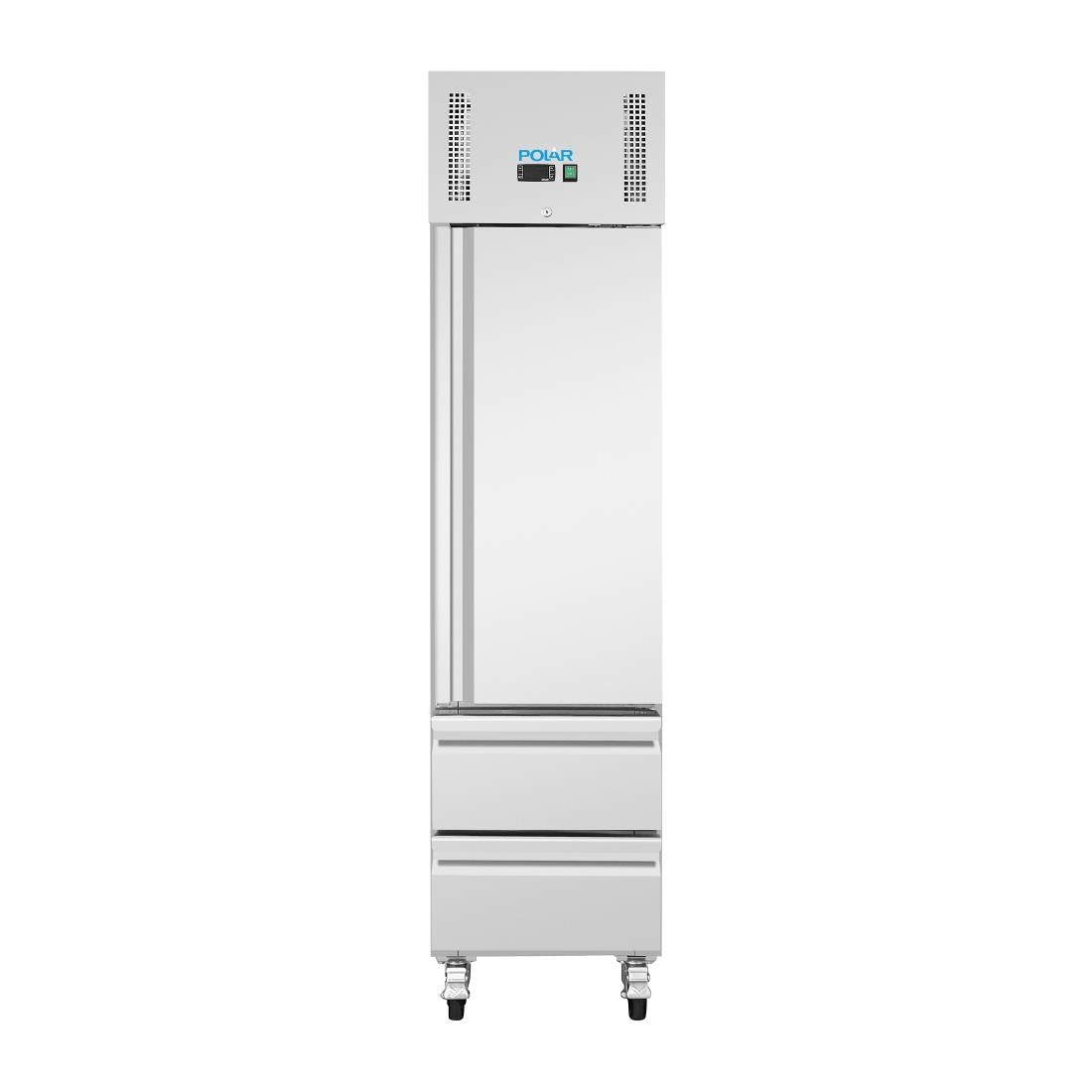 Polar U-Series Single Door and Two Drawer Slimline GN Cabinet Fridge • PAS-UA112-A