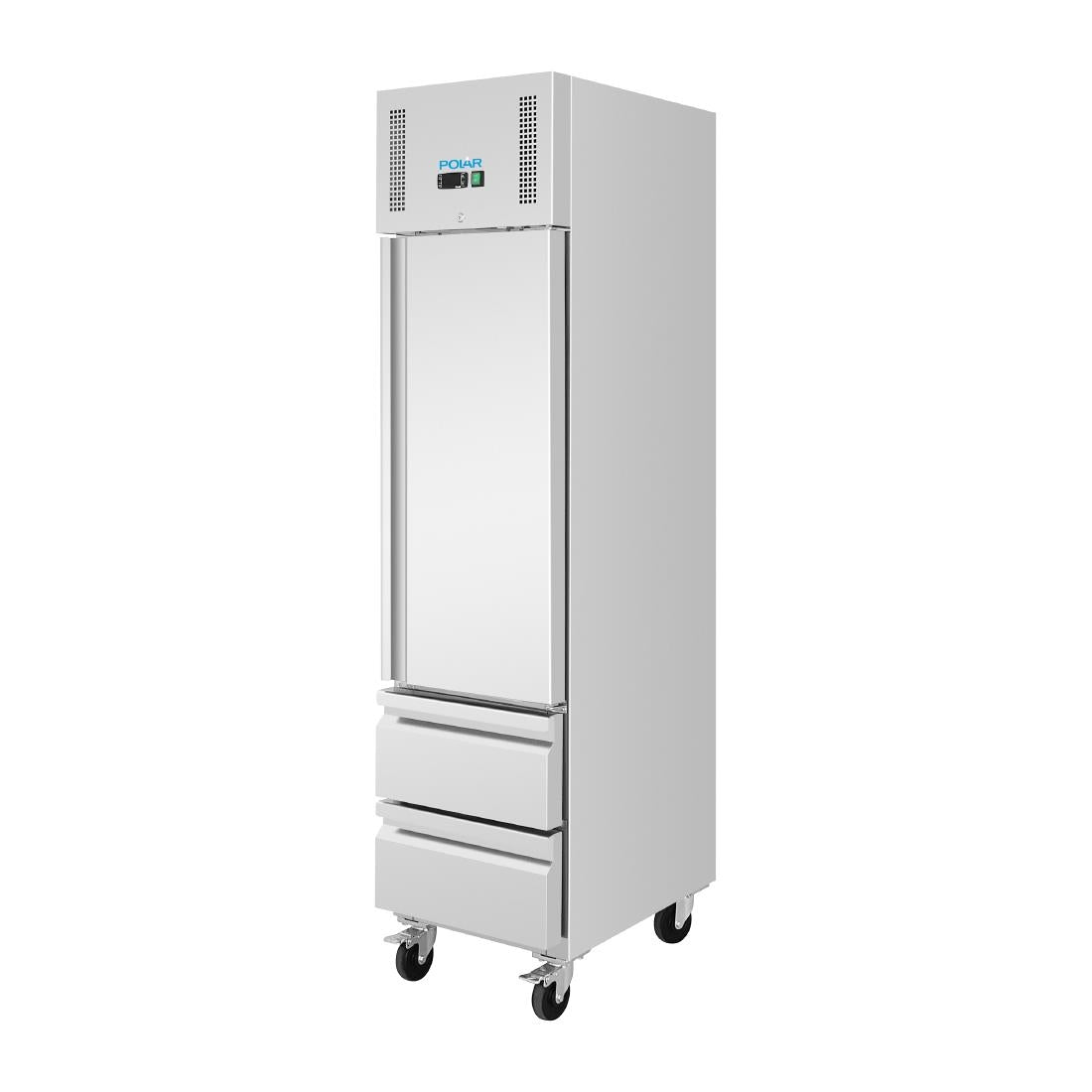 Polar U-Series Single Door and Two Drawer Slimline GN Cabinet Fridge • PAS-UA112-A
