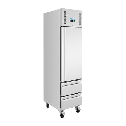 Polar U-Series Single Door and Two Drawer Slimline GN Cabinet Fridge • PAS-UA112-A
