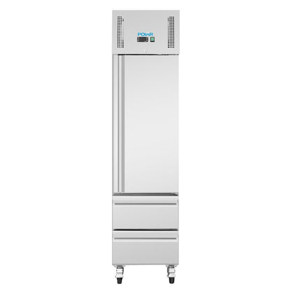 Polar G-Series Single Door and 2 Drawer Slimline GN Cabinet Freezer • PAS-UA116-A