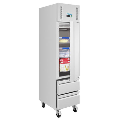 Polar G-Series Single Door and 2 Drawer Slimline GN Cabinet Freezer • PAS-UA116-A
