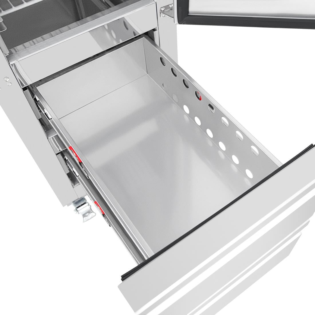 Polar G-Series Single Door and 2 Drawer Slimline GN Cabinet Freezer • PAS-UA116-A