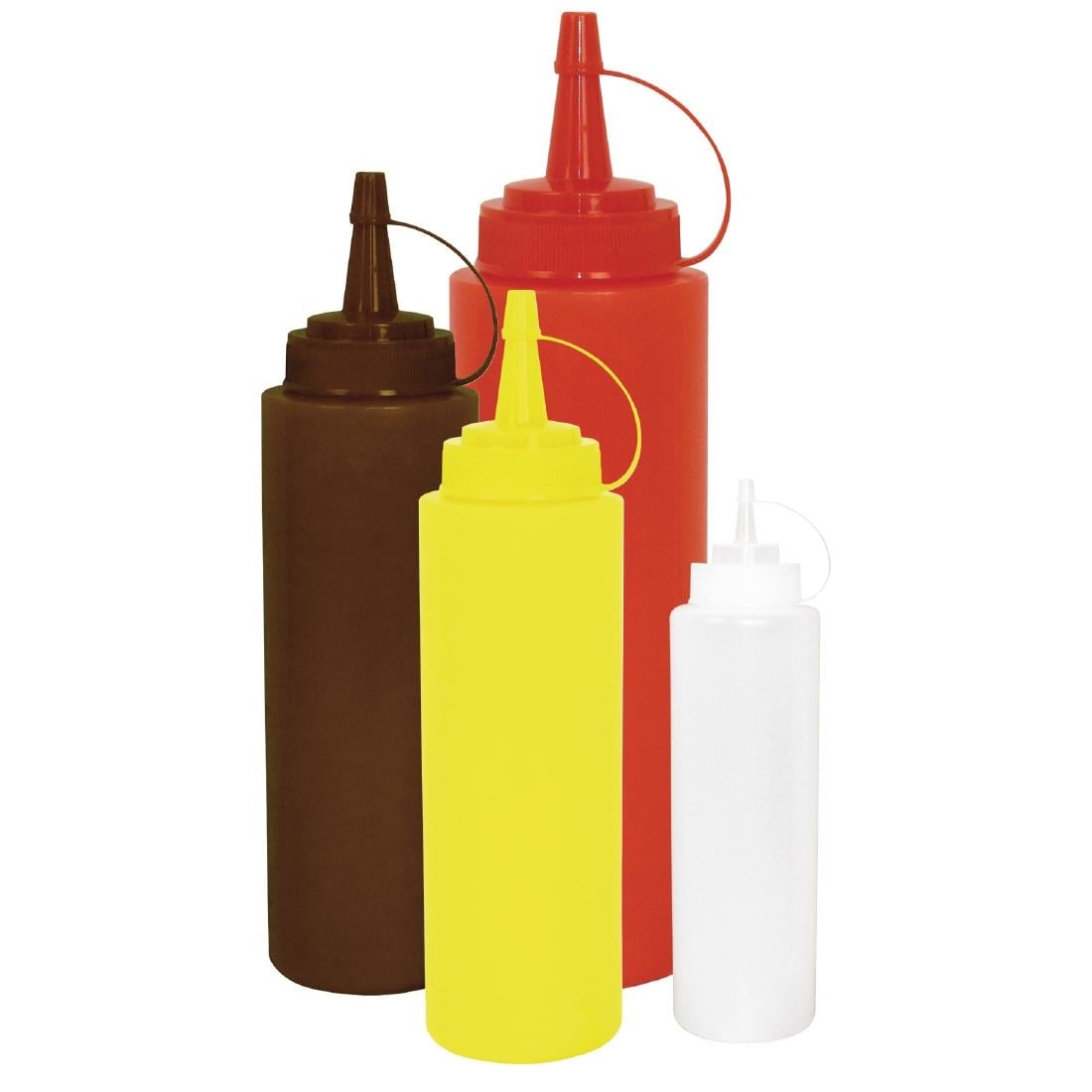 Vogue Clear Squeeze Sauce Bottle 681ml • PAS-K163