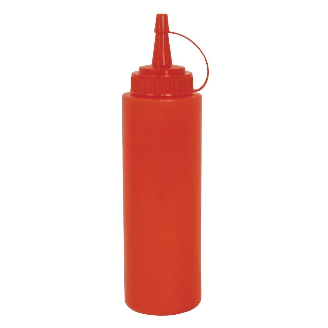 Vogue Red Squeeze Sauce Bottle 340ml • PAS-K093