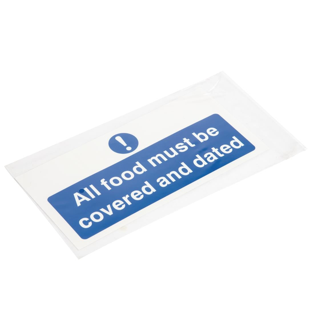 Vogue Food Covered and Dated Sign (100(H)x200(W)mm) • PAS-W193