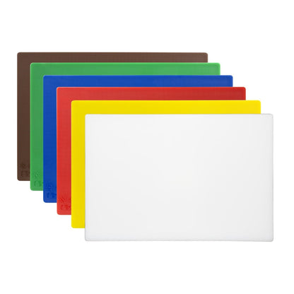 Hygiplas Low Density Chopping Boards 450x300x10mm (6 Pack) (Pack of 6) • PAS-W356