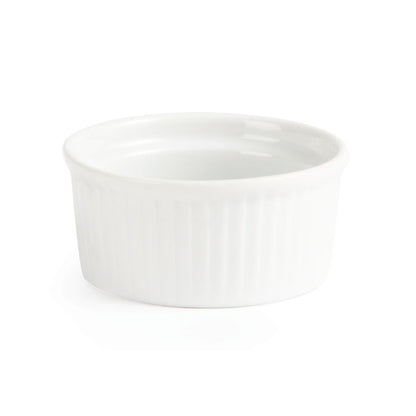 Olympia Whiteware Ramekin - 80mm 90ml 3.04fl oz (12 Pack) (Diameter: 80mm. 90ml / 3oz. Pack quantity 12) • PAS-W414