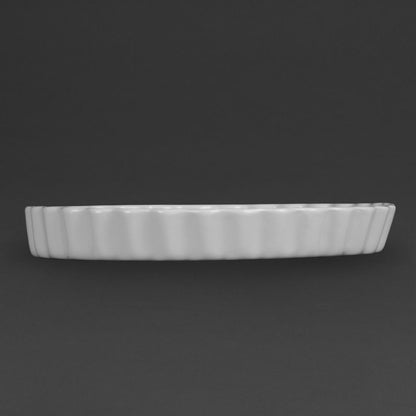 Olympia Whiteware Flan Dishes 297mm (6 Pack) • PAS-W416