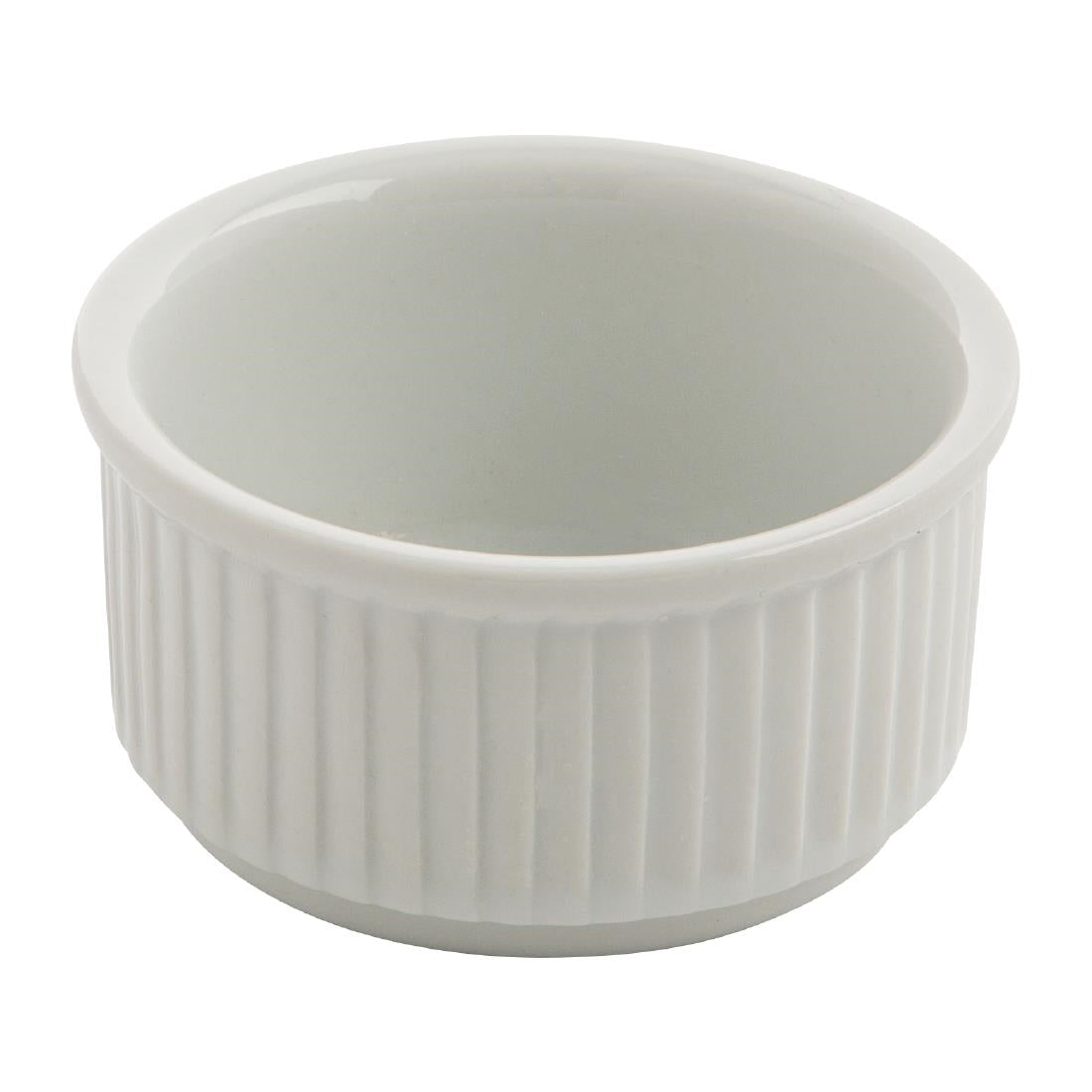 Olympia Whiteware Stacking Ramekin - 85mm (12 Pack) (Diameter: 85mm. Pack quantity: 12) • PAS-W421
