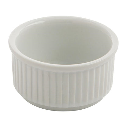 Olympia Whiteware Stacking Ramekin - 85mm (12 Pack) (Diameter: 85mm. Pack quantity: 12) • PAS-W421