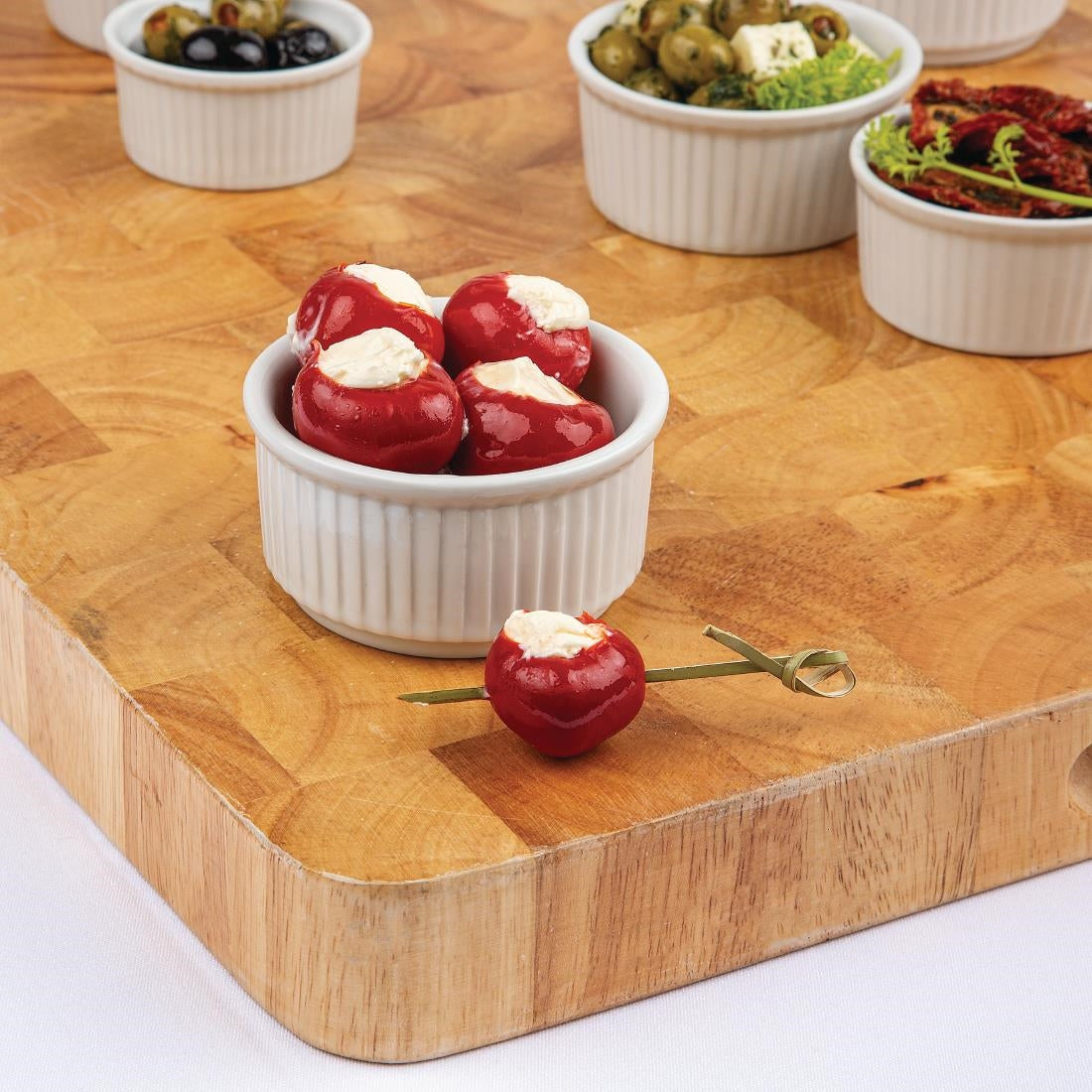 Olympia Whiteware Stacking Ramekin - 85mm (12 Pack) (Diameter: 85mm. Pack quantity: 12) • PAS-W421