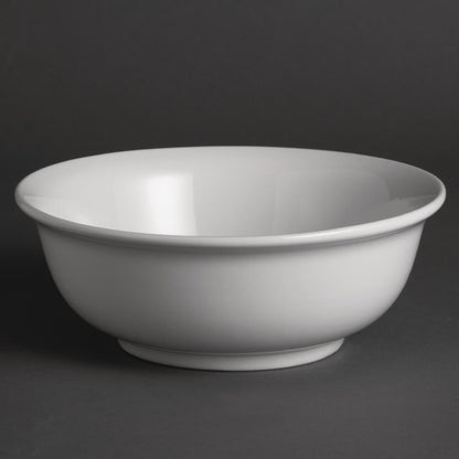 Olympia Whiteware Salad Bowl - 200mm (6 Pack) (200(Ø)mm. Pack quantity: 6) • PAS-W428