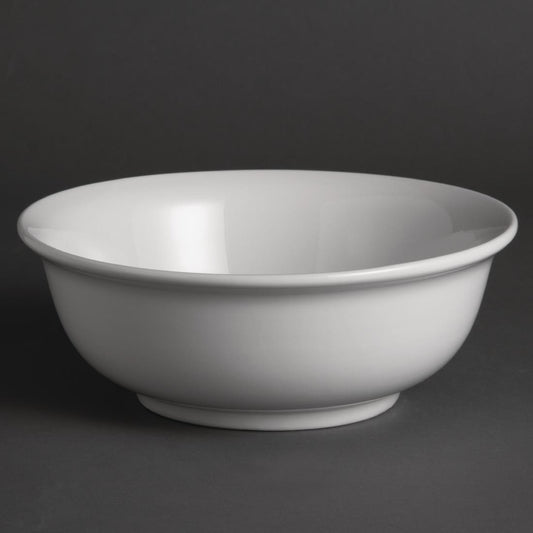 Olympia Whiteware Salad Bowl - 200mm (6 Pack) (200(Ø)mm. Pack quantity: 6) • PAS-W428