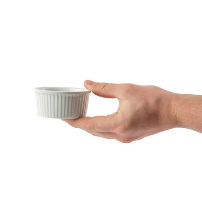 Olympia Whiteware Ramekin - 85mm (12 Pack) (Diameter: 85mm. Pack quantity: 12) • PAS-W432