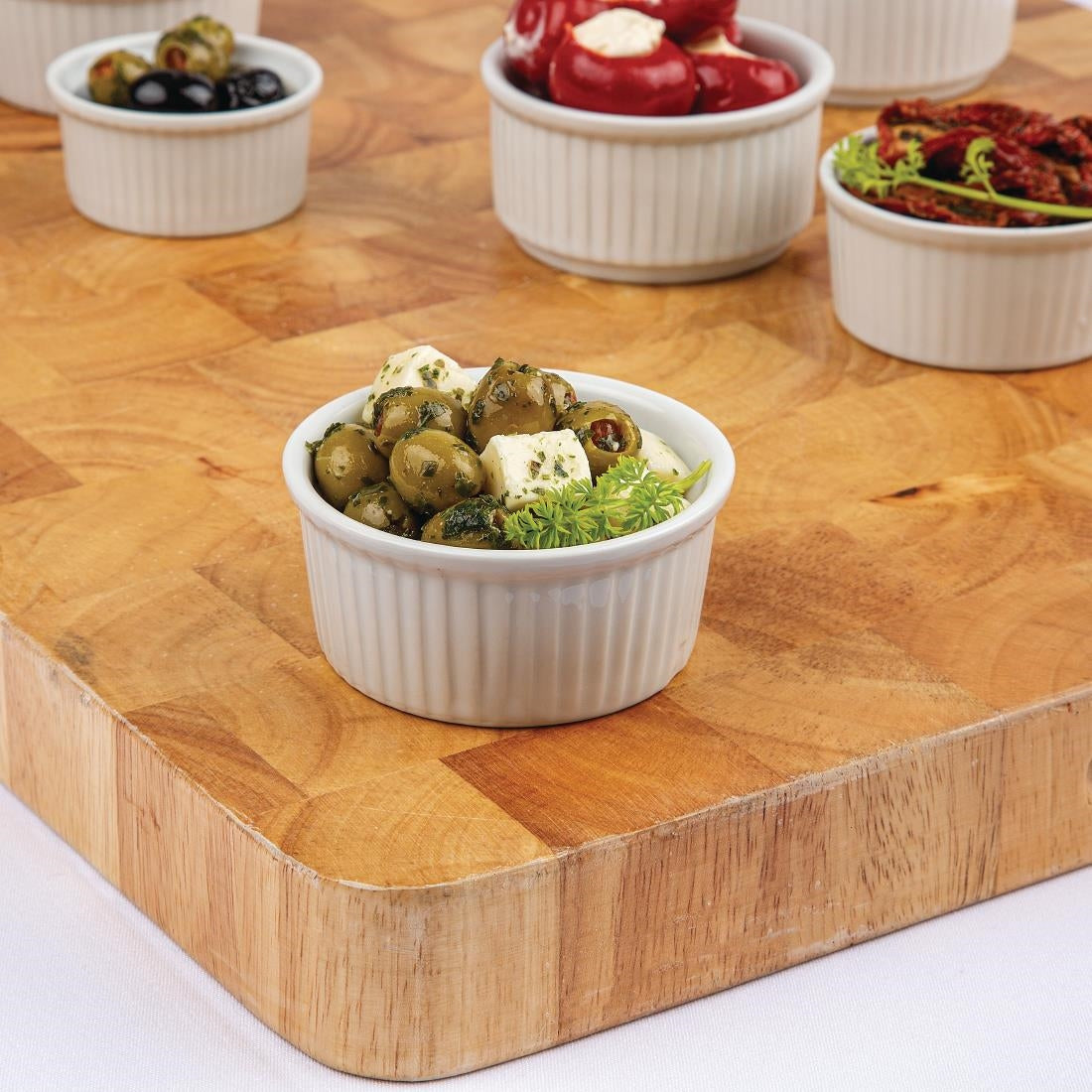 Olympia Whiteware Ramekin - 85mm (12 Pack) (Diameter: 85mm. Pack quantity: 12) • PAS-W432