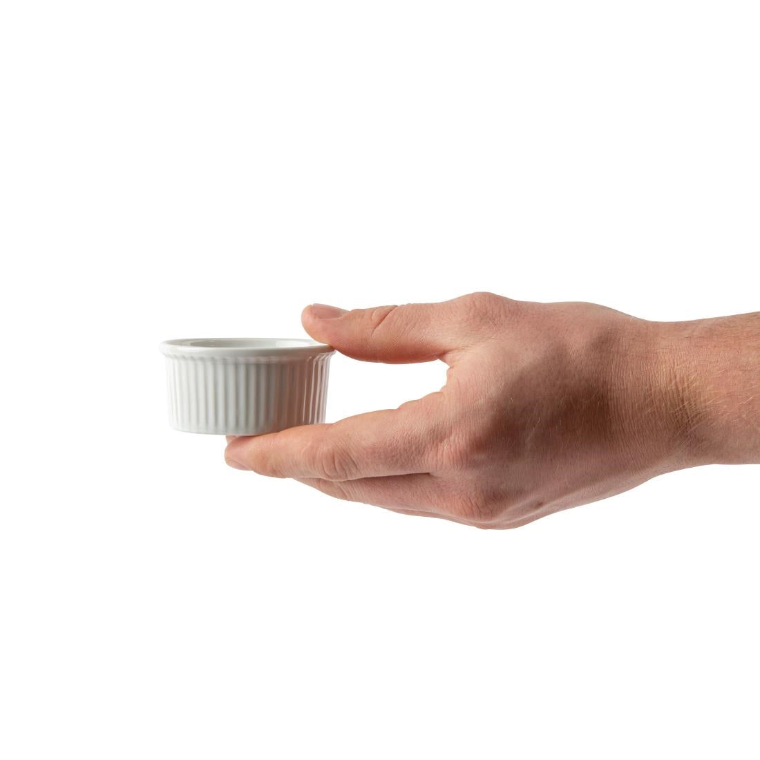 Olympia Whiteware Ramekins 70mm (12 Pack) (Pack of 12) • PAS-W435