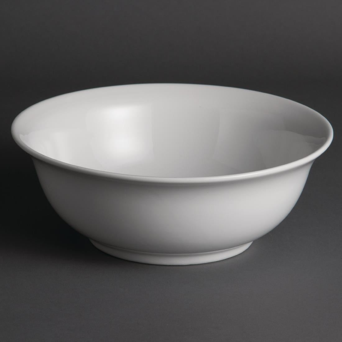 Olympia Whiteware Salad Bowls 235mm (6 Pack) (Pack of 6) • PAS-W436