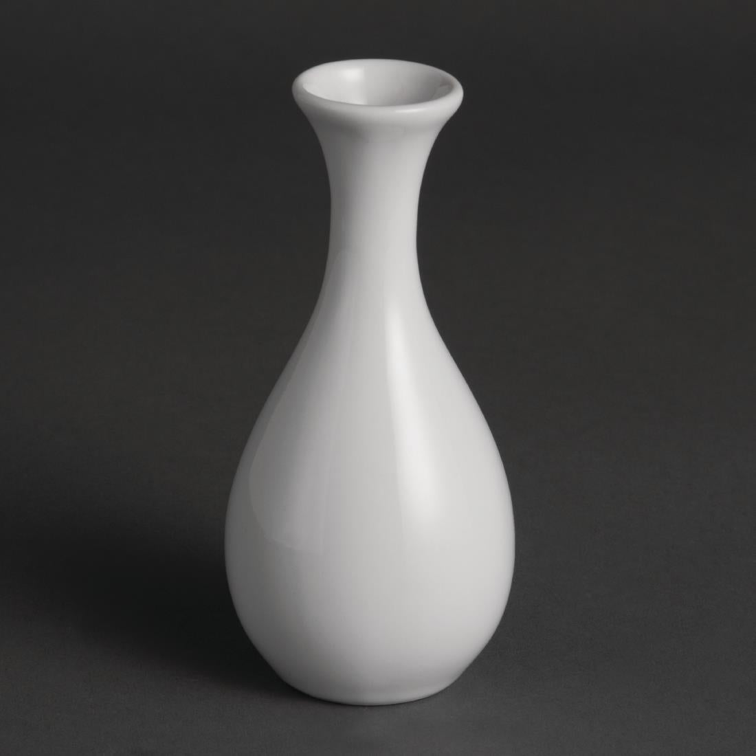 Olympia Whiteware Bud Vase - 125mm (12 Pack) • PAS-W437