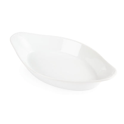 Olympia Whiteware Oval Eared Dishes 262 x 141mm (6 Pack) (Pack of 6) • PAS-W440