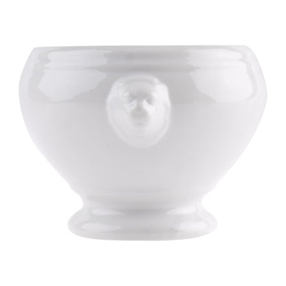 Olympia Whiteware Lion Head Soup Bowl - 105mm (6 Pack) (105(Ø)mm / 4.1" | Pack quantity: 6) • PAS-W442