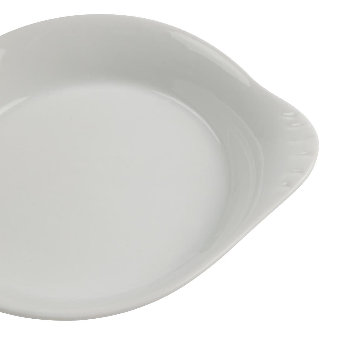 Olympia Whiteware Round Eared Dishes 156x 126mm (6 Pack) (Pack of 6) • PAS-W443