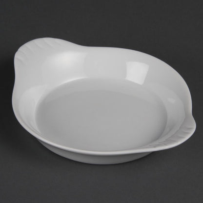 Olympia Whiteware Round Eared Dishes 192 x 151mm (6 Pack) • PAS-W444